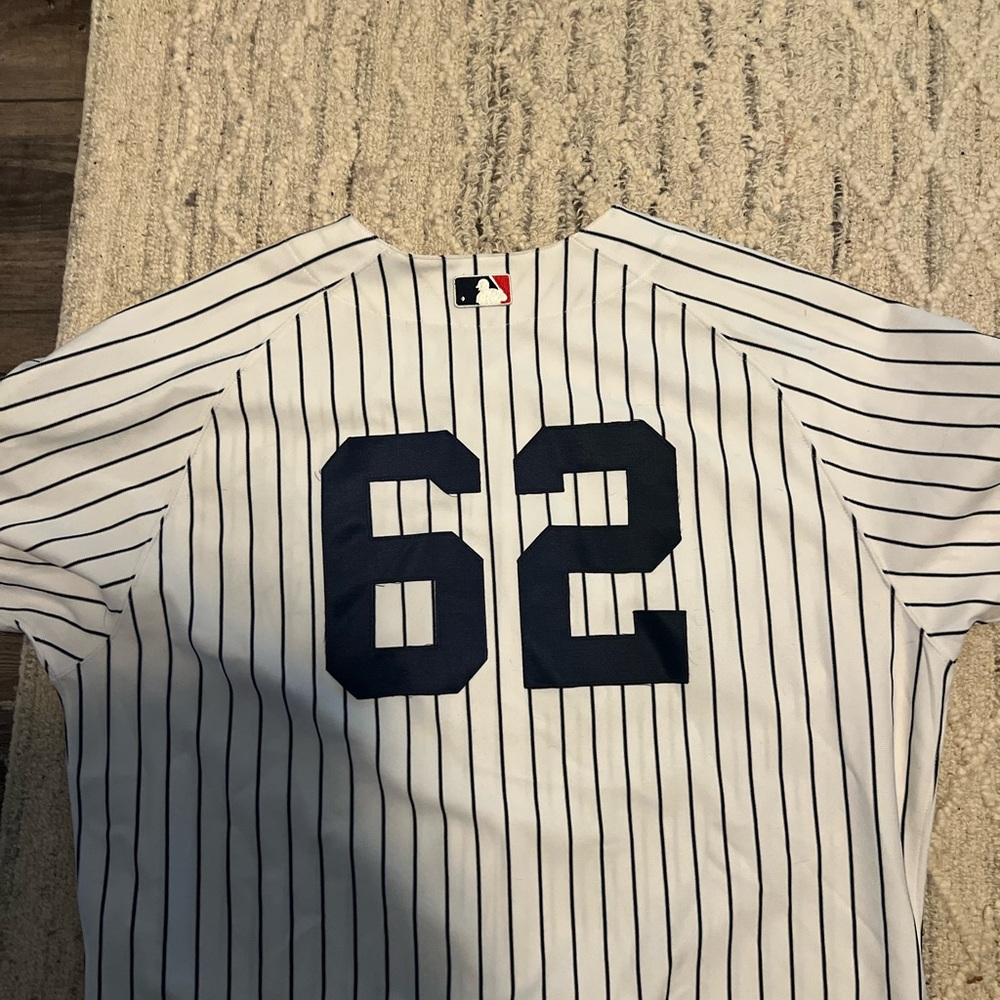 Majestic 2009 NYY Joba Chamberlain Jersey Size 52 Final Season & All Star Patch